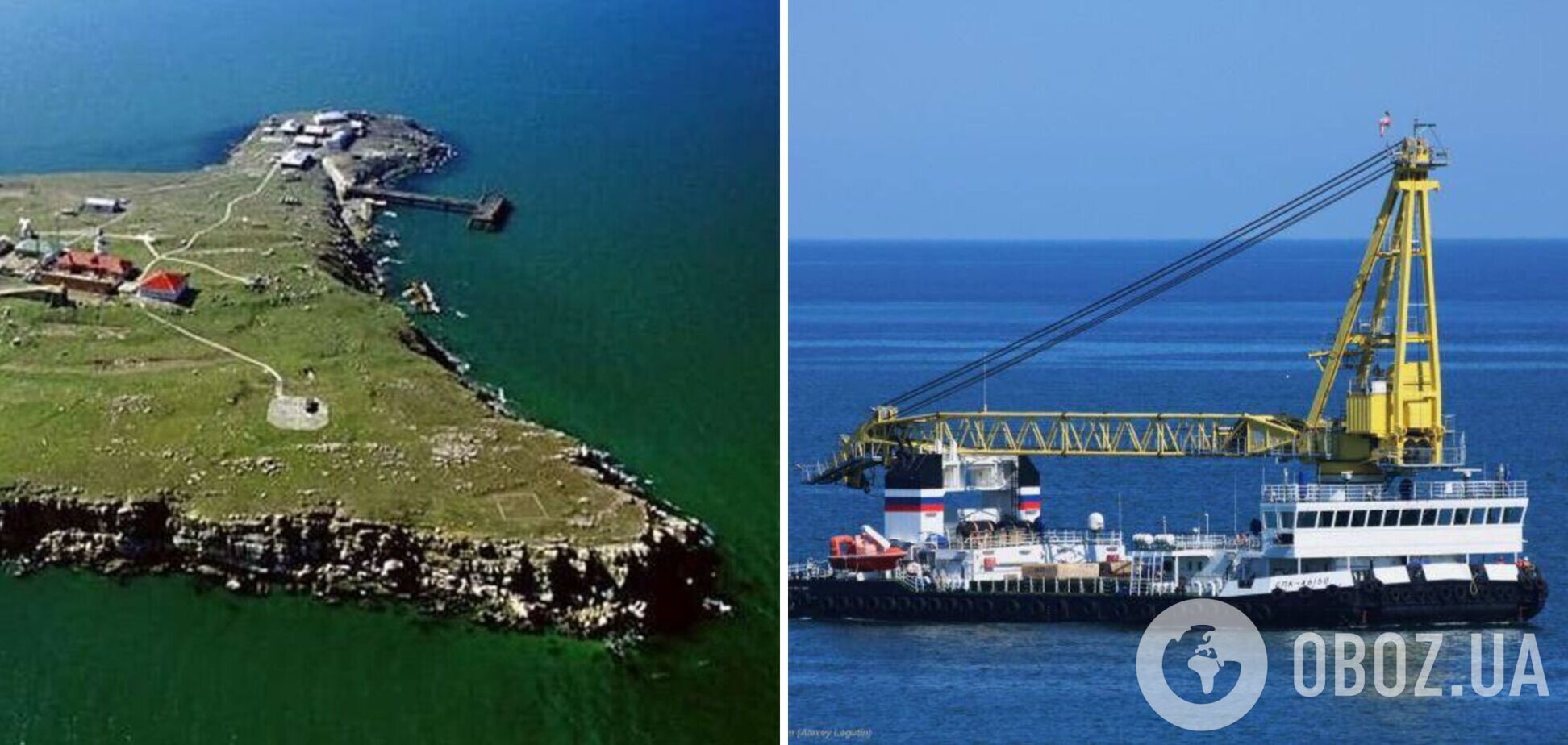 Росія намагається перетворити острів Зміїний на плацдарм: помітили кораблі із системами ППО. Фото