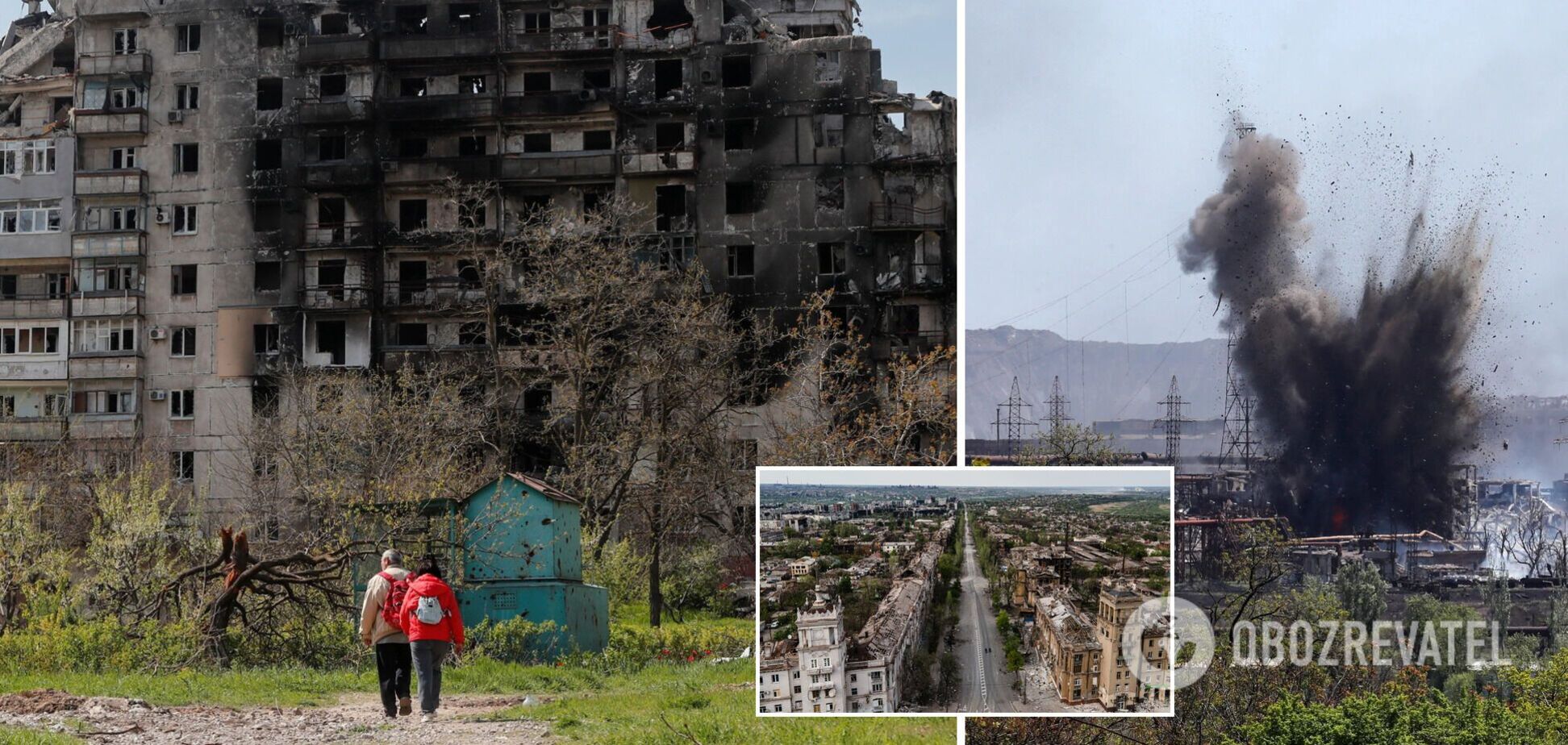 Как выглядит стертый с лица земли Мариуполь сейчас: видео Reuters