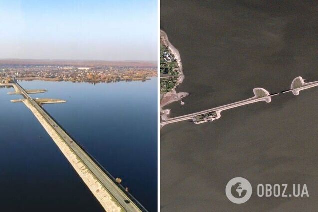 Два з трьох підірваних мостів проходять через річку Сіверський Донець, ще один – через Печенізьку ГЕС