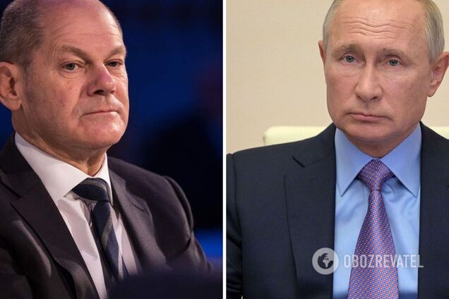 Шольц упрекнул Путина в 'отсутствии реализма': захватить силой кусок Украины не выйдет