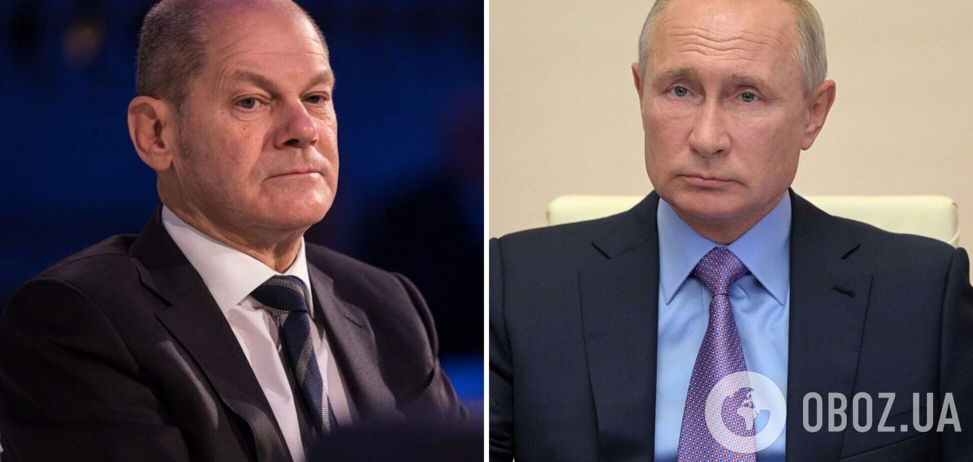 Шольц упрекнул Путина в 'отсутствии реализма': захватить силой кусок Украины не выйдет