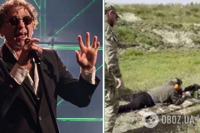 Пропутинский певец Лепс взял в руки оружие на Донбассе. Видео