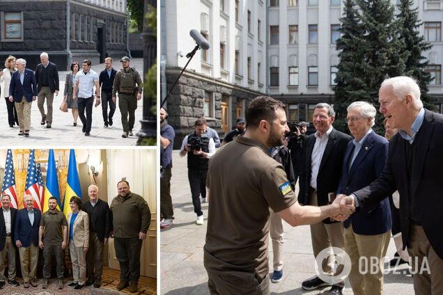 В Украину прибыли сенаторы США: у Зеленского показали встречу