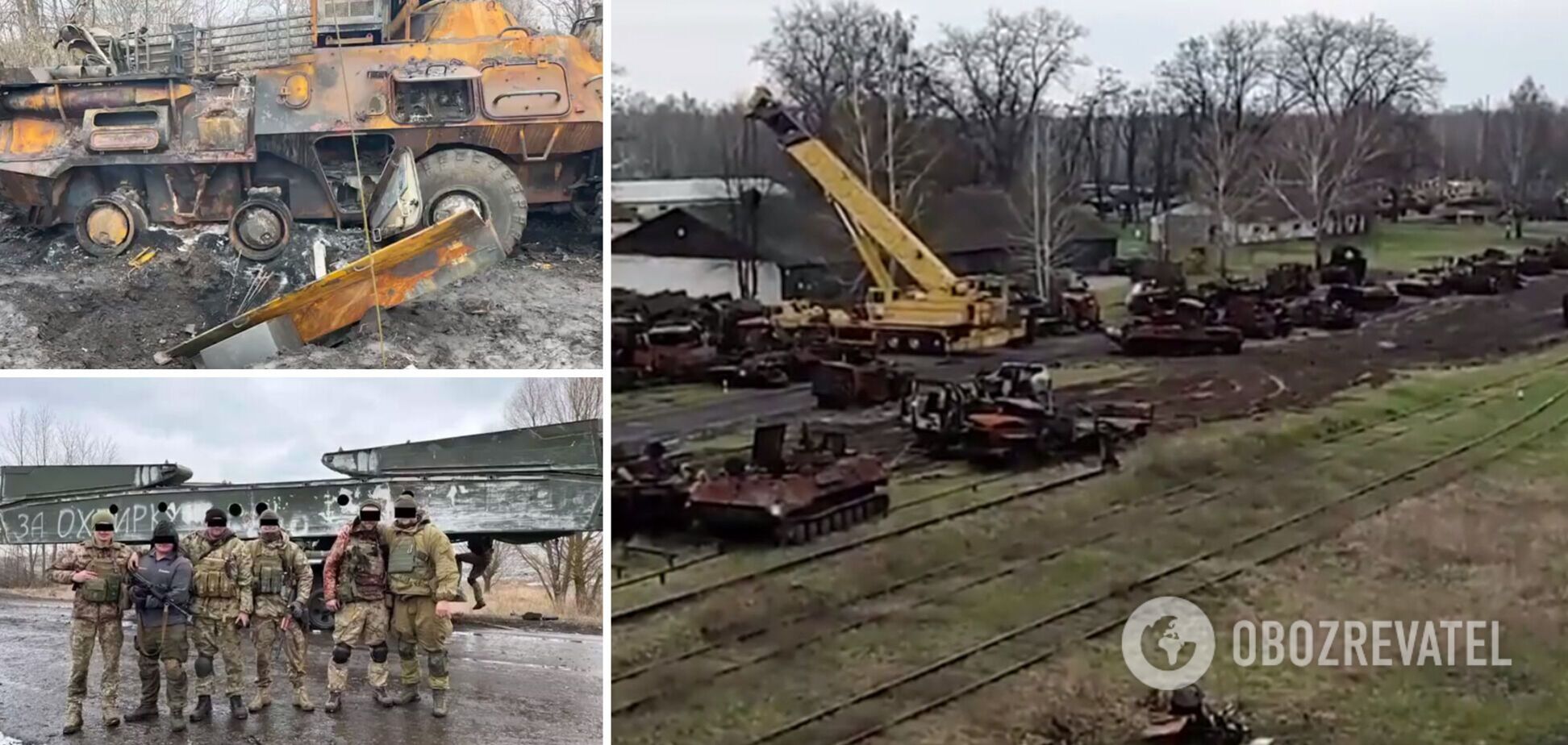 ЗСУ перетворили на металобрухт: у мережі показали цвинтар російської бронетехніки на Чернігівщині. Відео