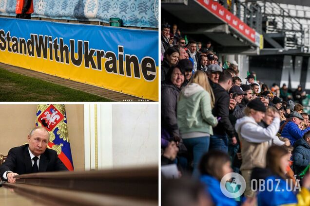 На 'честь' диктатора розмістили банер та заспівали хіт