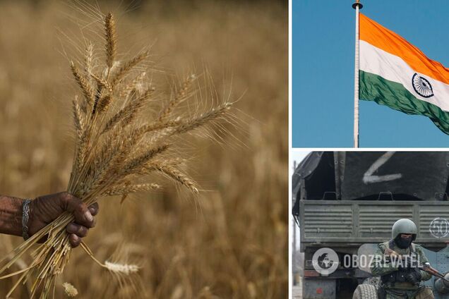 Индия вводит запрет на экспорт пшеницы