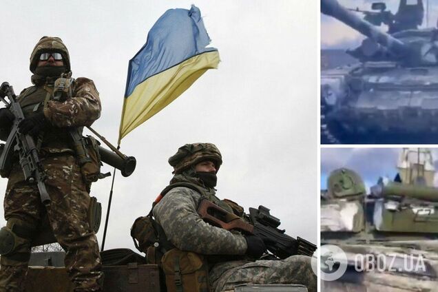 Окупанти втекли, покинувши танк на полі бою