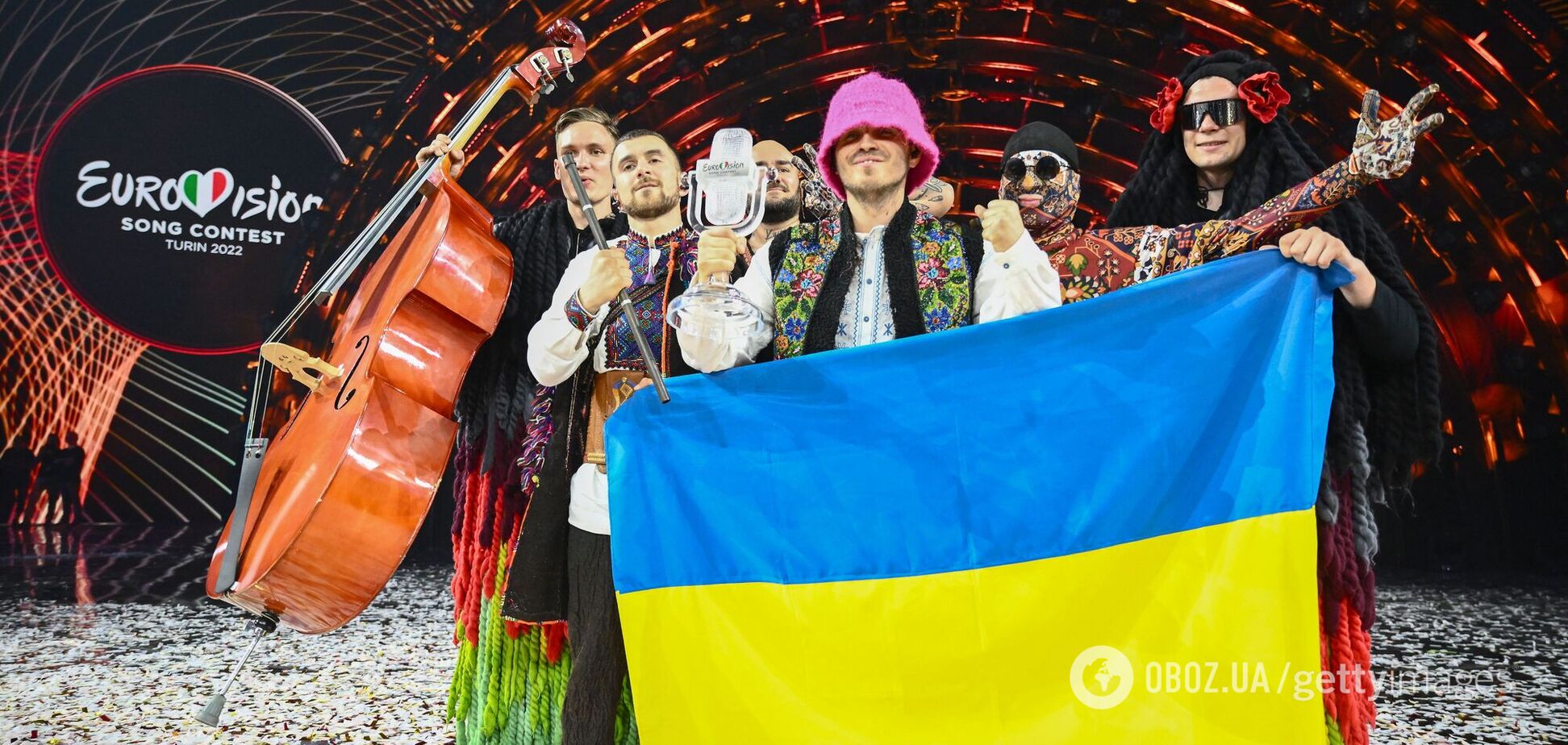Kalush Orchestra добыли третью победу Украины на Евровидении