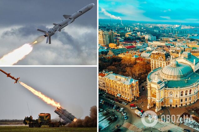 Сили ППО збили ворожу ракету типу 'Х', яку було випущено у напрямку Одеси