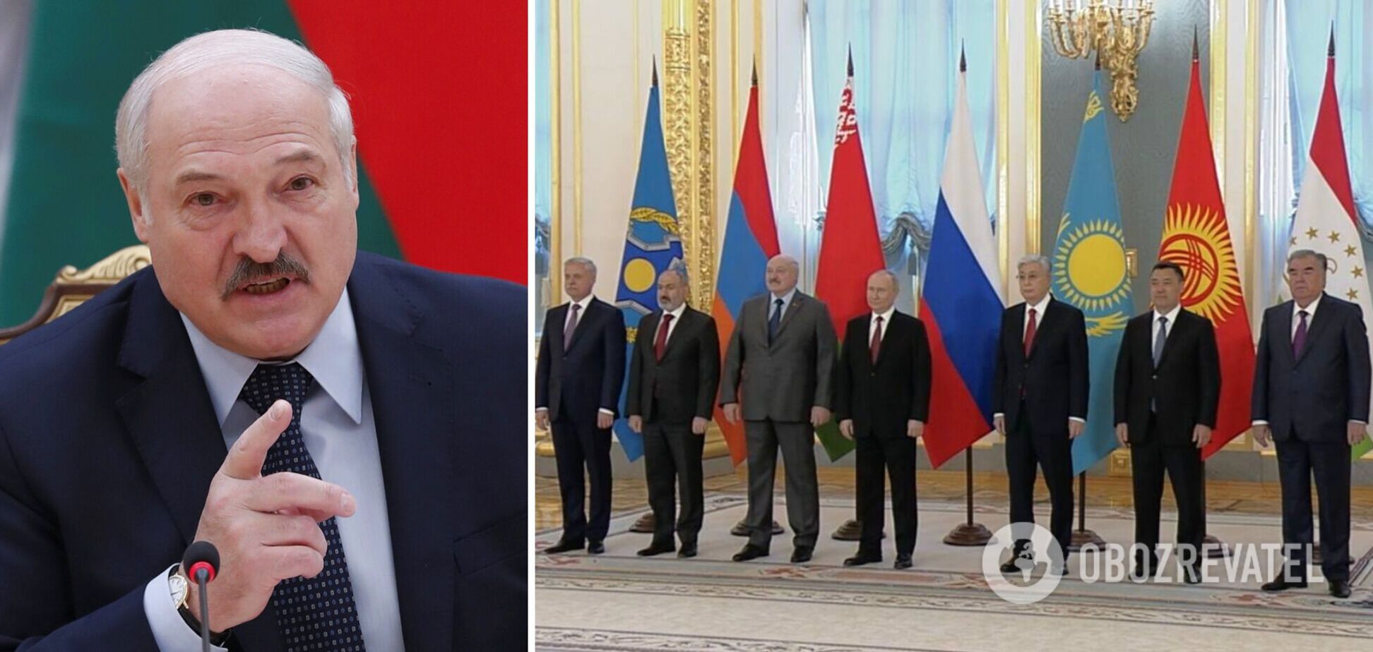 Лукашенко на саміті ОДКБ заявив, що Росія не повинна сама боротися з розширенням НАТО