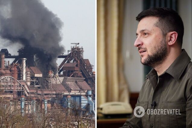 Украинские герои нужны Украине живыми: Зеленский рассказал об эвакуации защитников 'Азовстали'