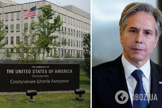 Блинкен заявил, что посольство США в Киеве возобновит работу в ближайшее время