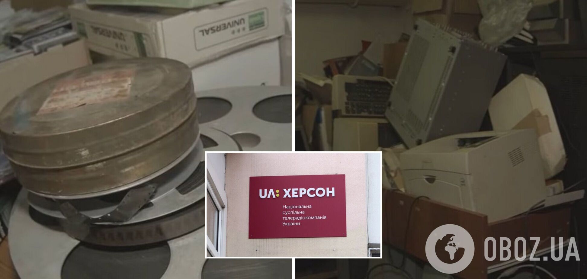 В Херсоне оккупанты разворовали телестудию и пытаются создать пропагандистский канал