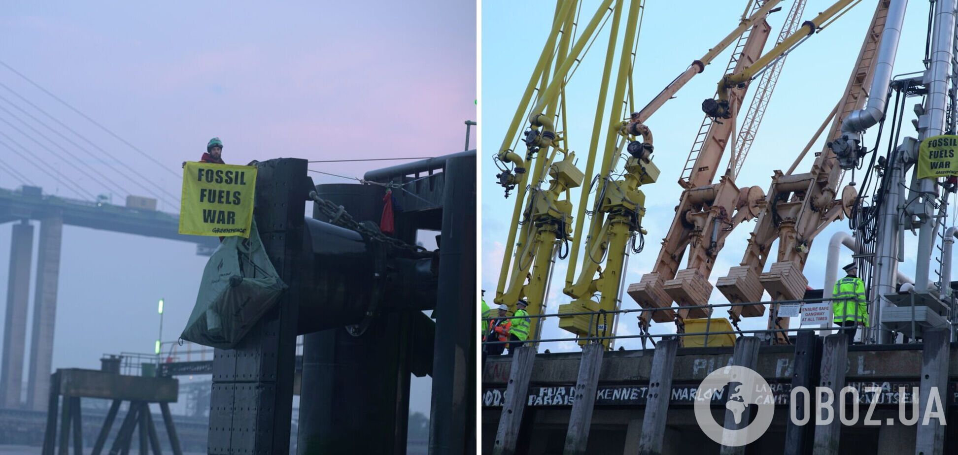Активісти Greenpeace не пустили в британський порт грецький танкер із російським паливом – Reuters