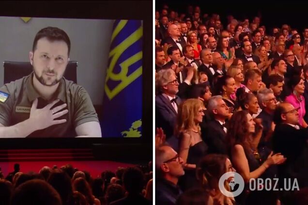 'Ненависть зникне, а диктатори помруть': Зеленський виступив на Каннському фестивалі та закликав кіно не мовчати