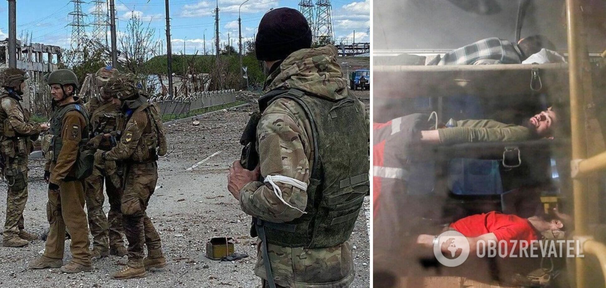 У РФ заявили, що допитають українських захисників, яких вивезли з 'Азовсталі'