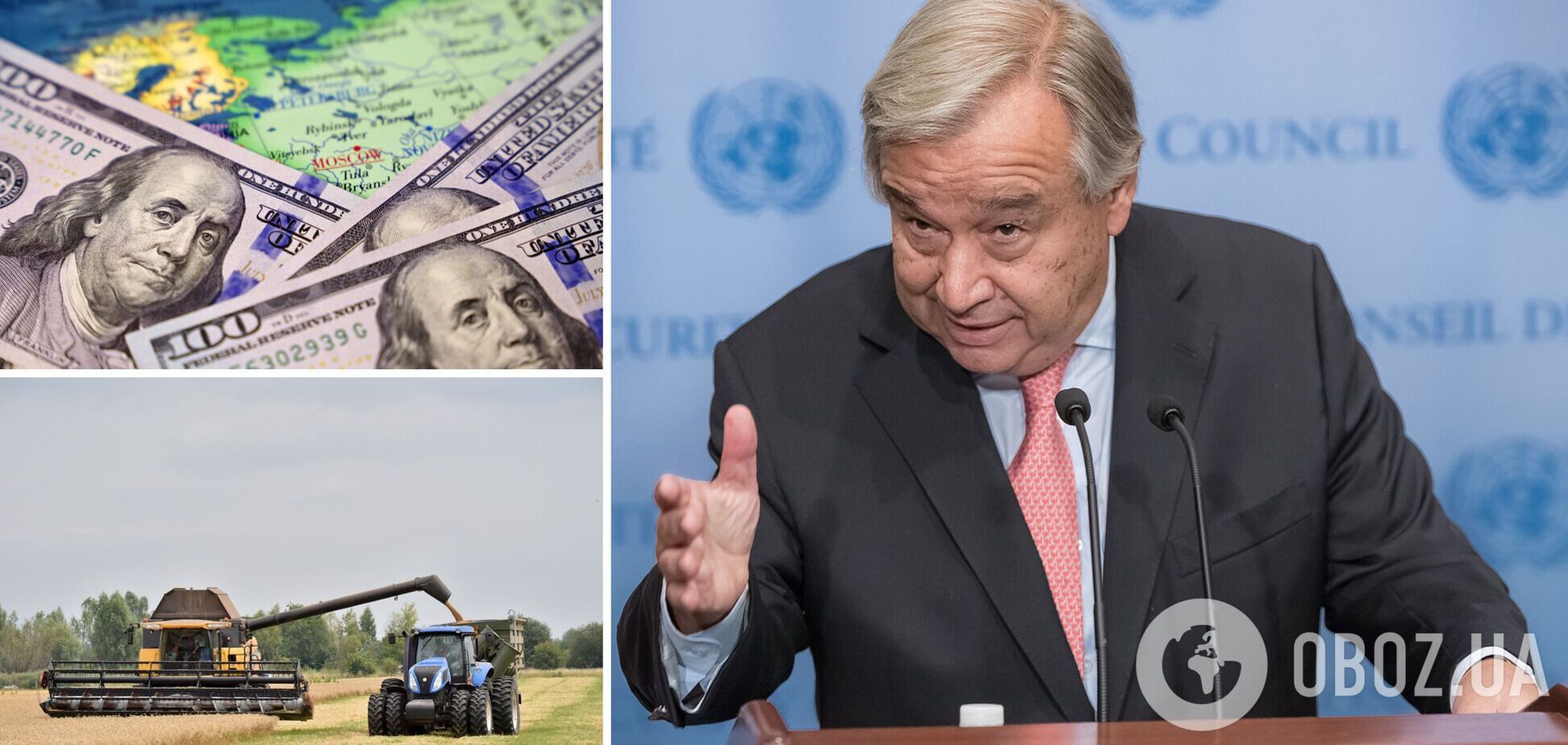 Гутерреш запропонував послабити санкції проти РФ та Білорусі