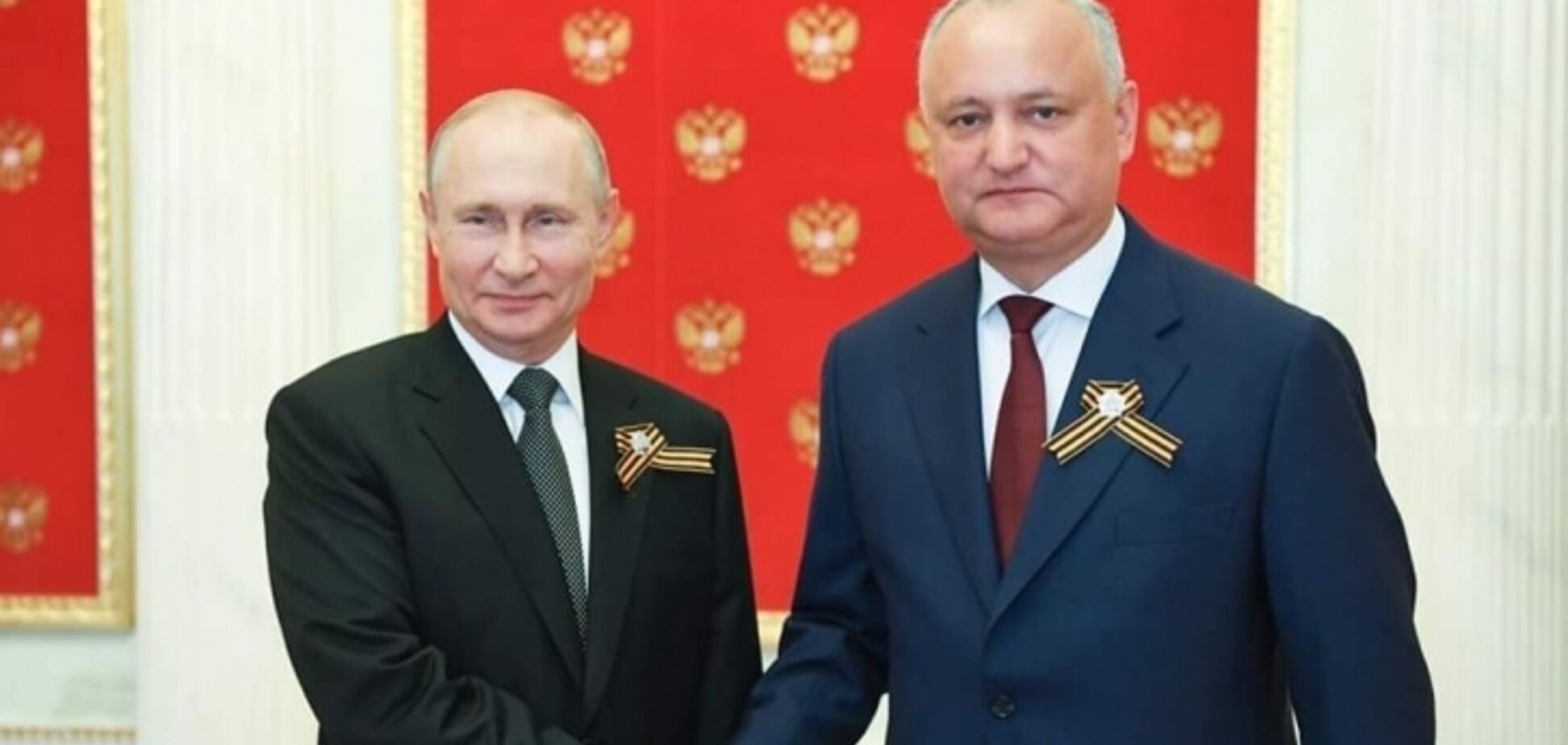 Владимир Путин и Игорь Додон