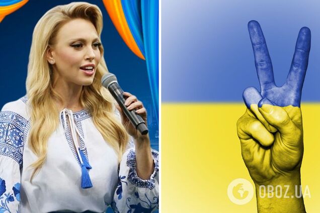 Полякова розкрила таємницю 'костюма', в якому співала гімн України перед матчем Олімпіакос – Шахтар