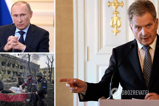 'Ви бомбите жінок і дітей в Україні': Путін промовчав у відповідь на звинувачення президента Фінляндії
