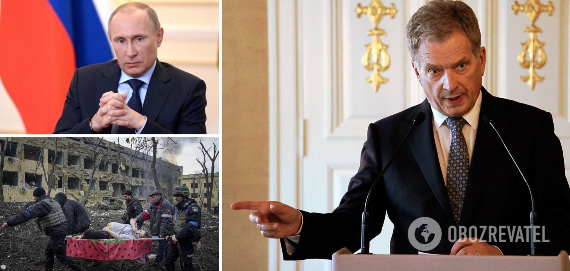 'Вы бомбите женщин и детей в Украине': Путин промолчал в ответ на обвинения президента Финляндии