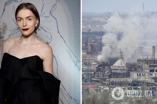 Дизайнерка Літковська показала 'воєнну' колекцію і закликала врятувати 'Азовсталь'. Фото