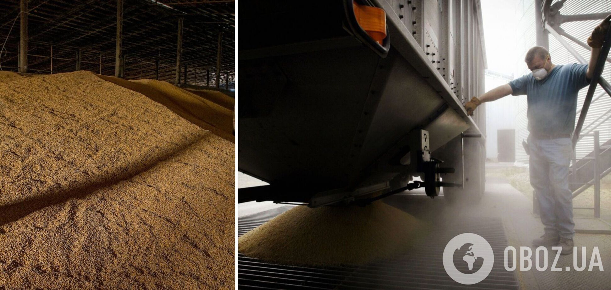 Краденное зерно теперь вывозят из Украины на товарняках