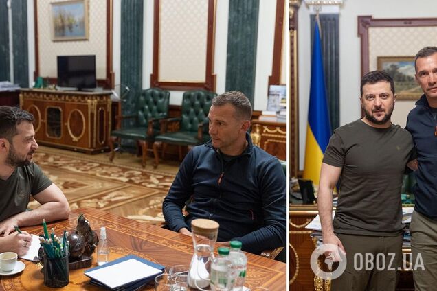 Шевченко встретился с Зеленским