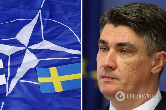 Президент Хорватії за Ердоганом виступив проти вступу Швеції та Фінляндії до НАТО