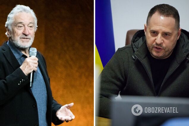 Роберт Де Ниро приедет в Украину? Андрей Ермак лично пригласил звезду в гости