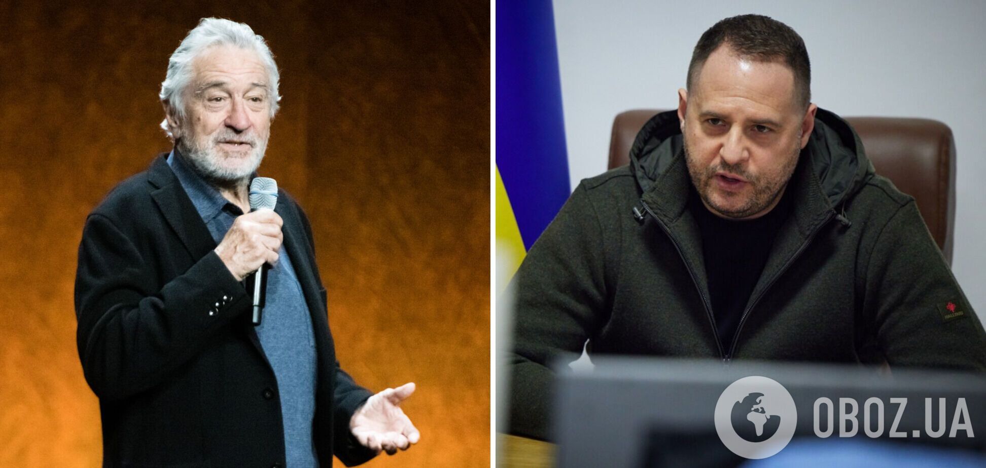Роберт Де Ниро приедет в Украину? Андрей Ермак лично пригласил звезду в гости