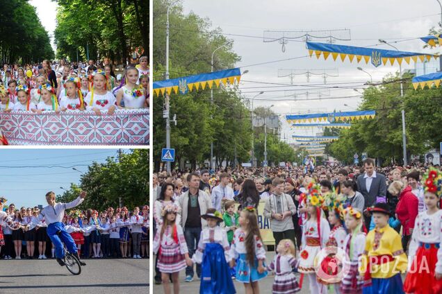 Как праздновали День вышиванки в Мариуполе три года назад: в сети показали фото