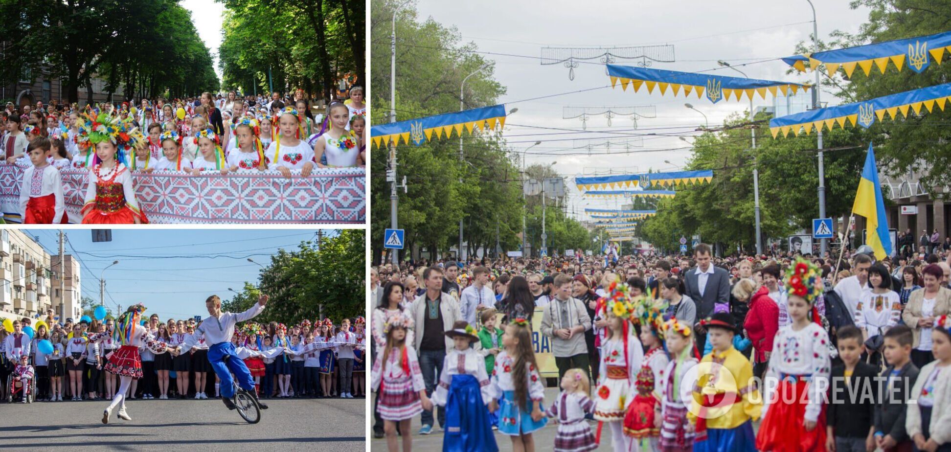 Как праздновали День вышиванки в Мариуполе три года назад: в сети показали фото