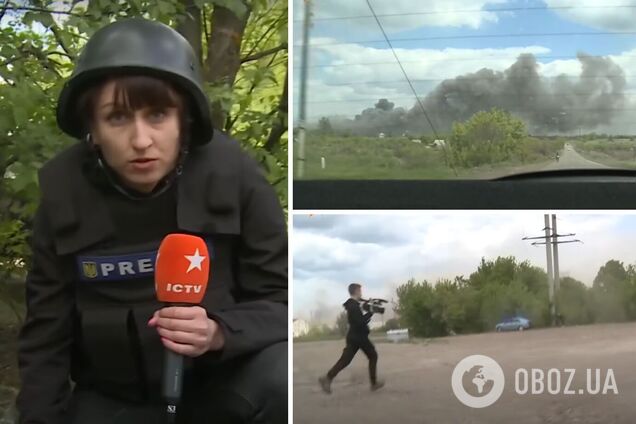 Знімальна група ICTV потрапила під ракетний обстріл у Донецькій області