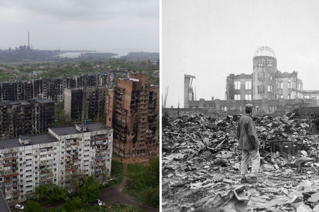 РФ сбросила на Мариуполь снаряды, мощность которых превысила атомную бомбу в Хиросиме