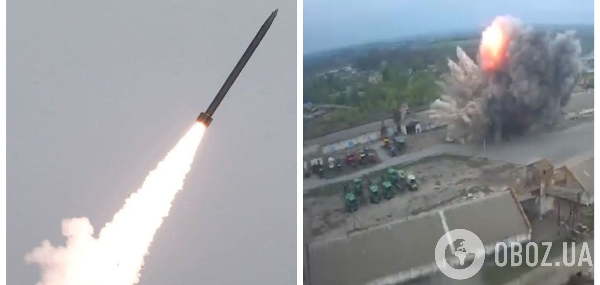 Окупанти завдали удару по Дніпропетровщині, ракета влучила в елеватор із зерном. Відео