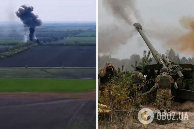 'Точно в ціль': українські захисники знищили ворожий танк, піднявся стовп диму. Відео