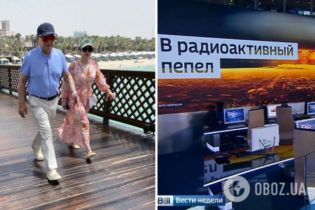 Пропагандист Киселев, призывающий к ядерной войне, без проблем отправился на отдых в Дубай: фотодоказательства