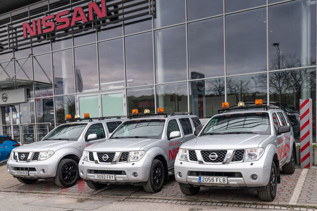 Nissan передав автомобілі для допомоги постраждалим в Україні
