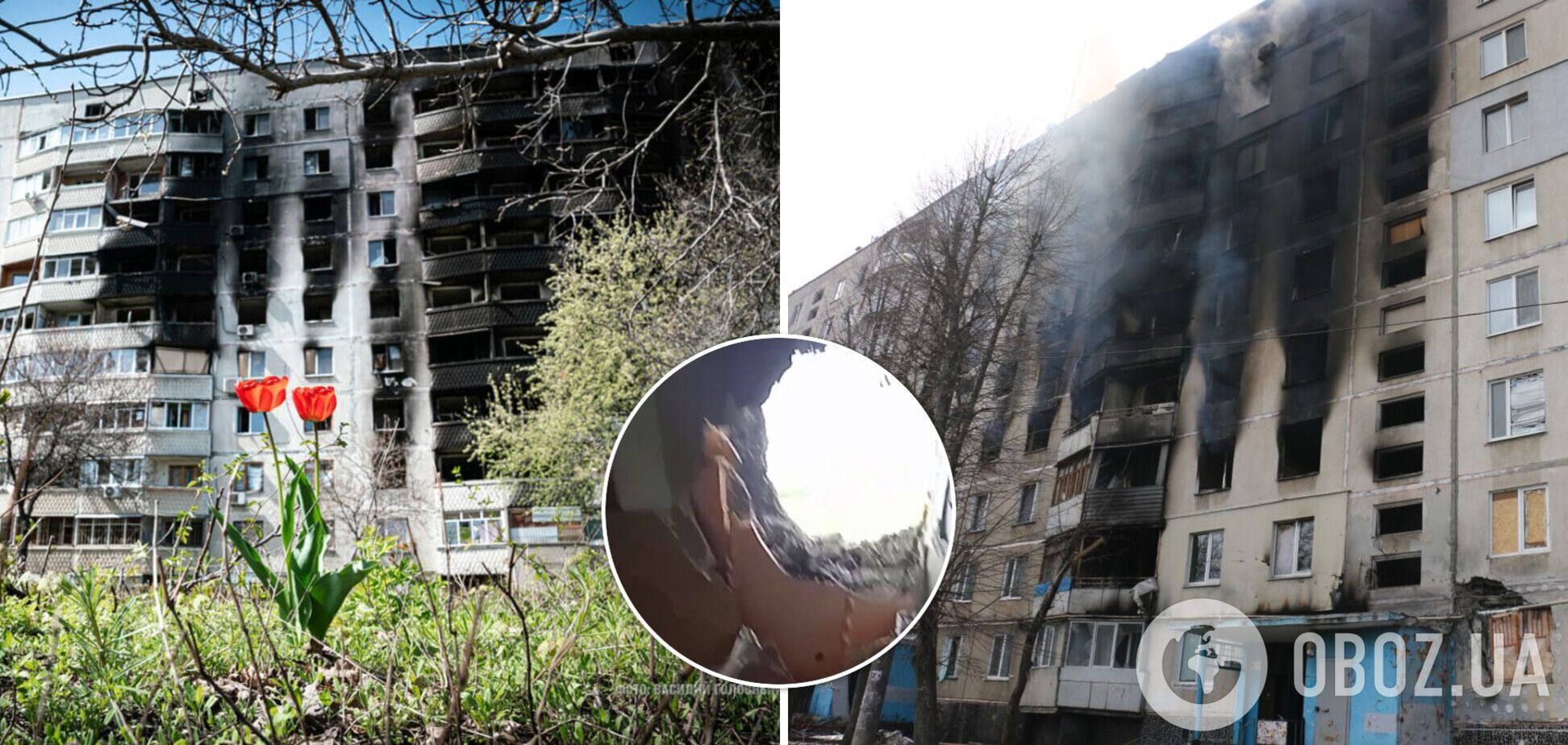 Жителька Салтівки показала стан квартири після бомбардувань