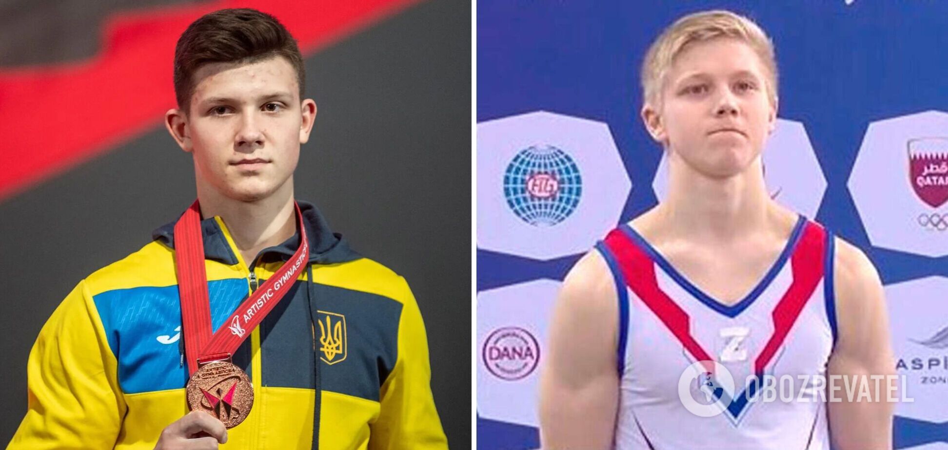 Украинский гимнаст, которого россиянин провоцировал символом агрессии Z, объявил бойкот турниру в Италии из-за РФ