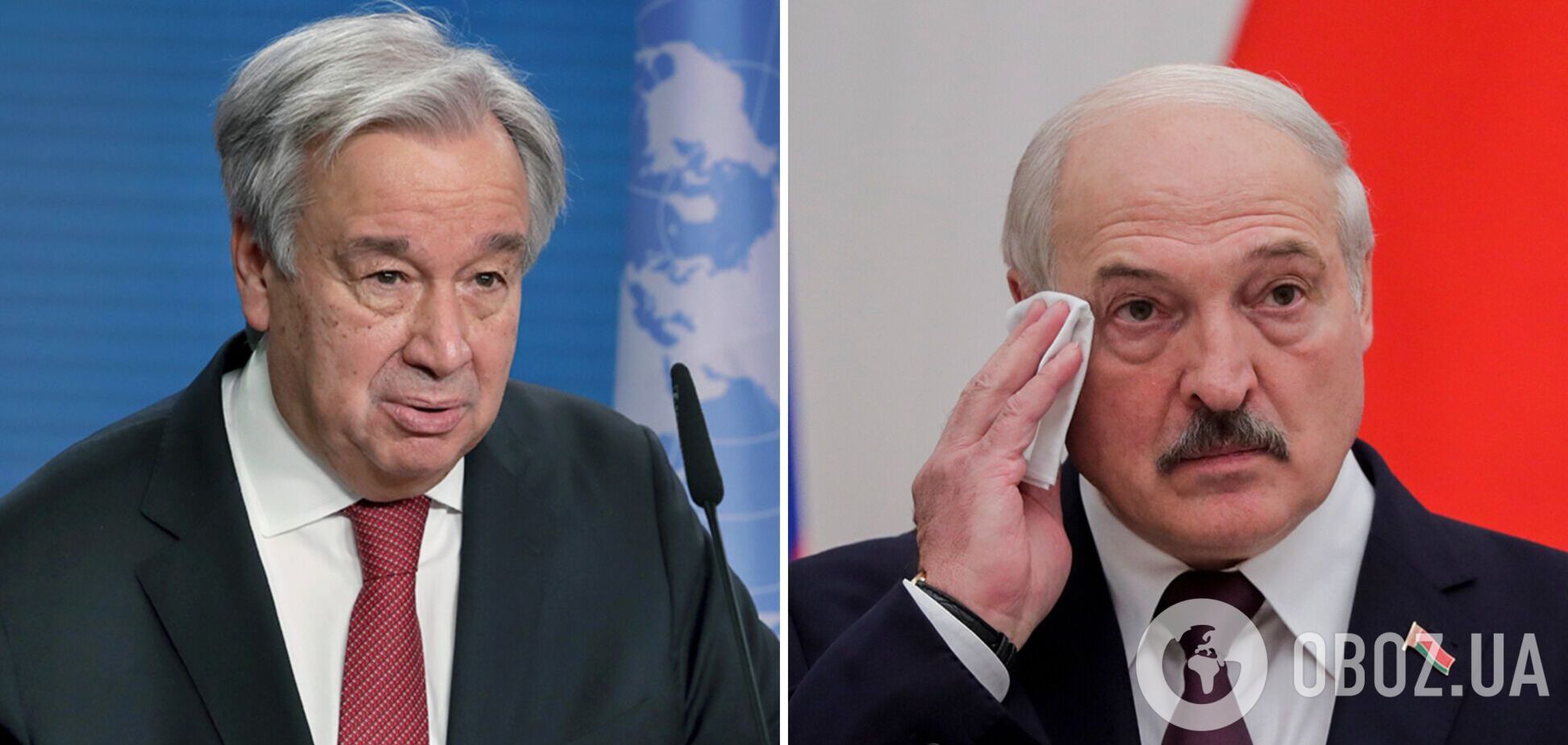 Лукашенко передав особисте послання генсеку ООН Гутеррешу: про що може йтися