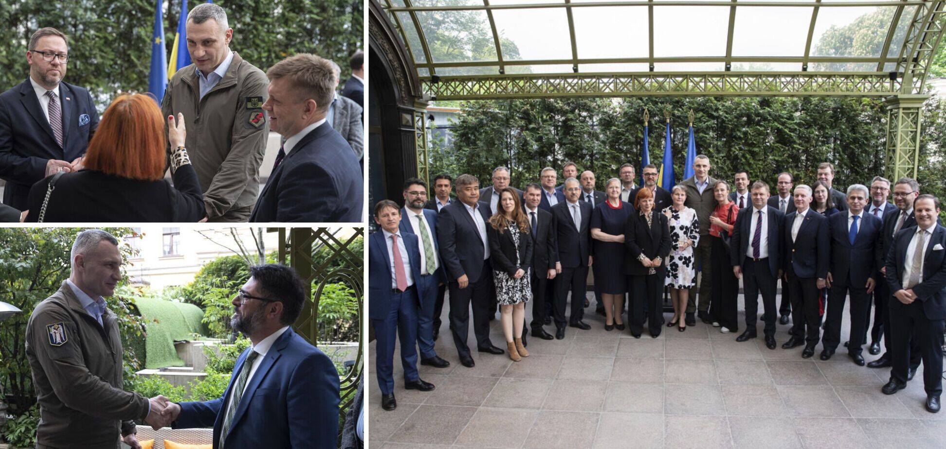 В канун Дня Европы Кличко встретился с послами и дипломатами иностранных государств