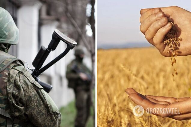 Оккупанты начали красть пшеницу нового урожая