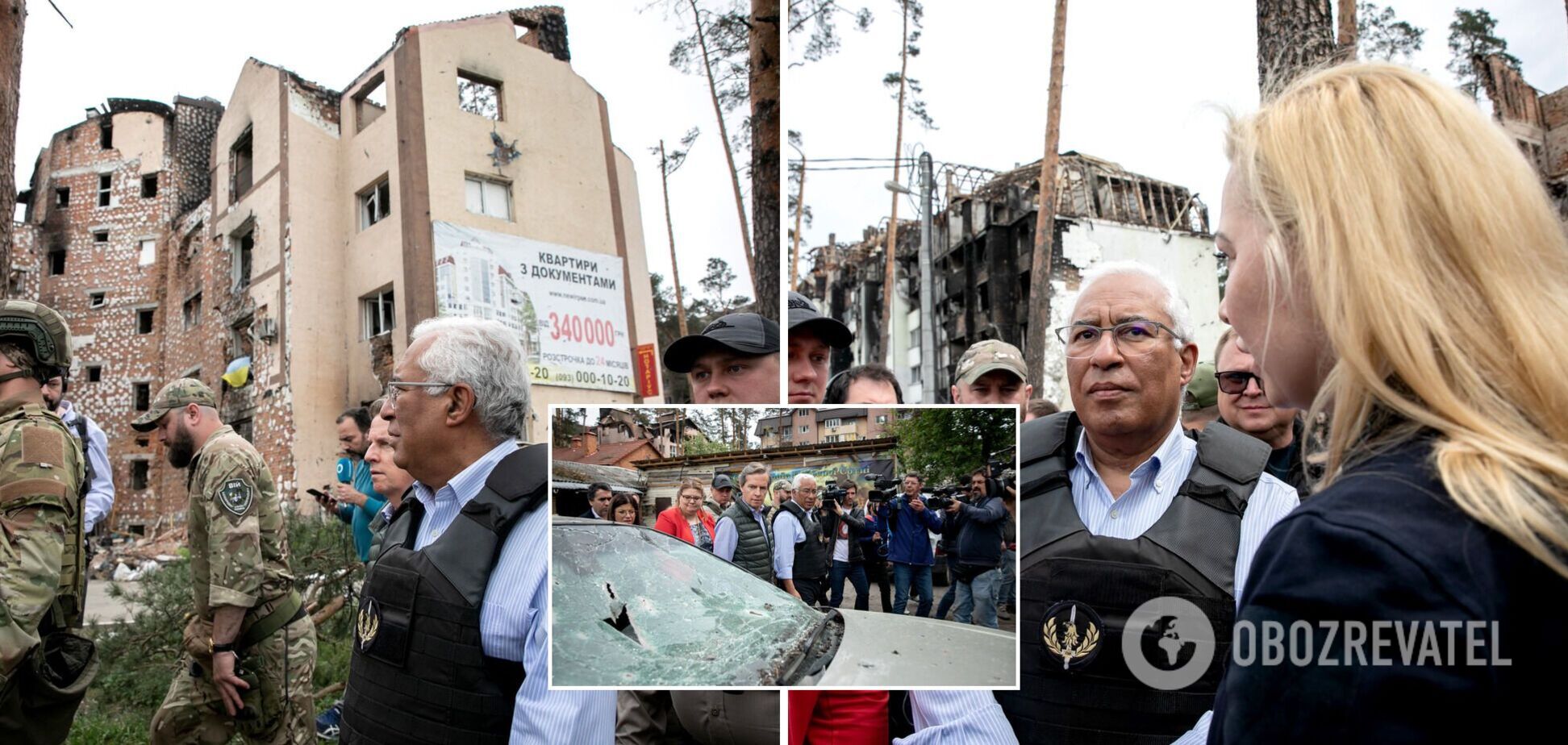 Премьер Португалии посетил Ирпень