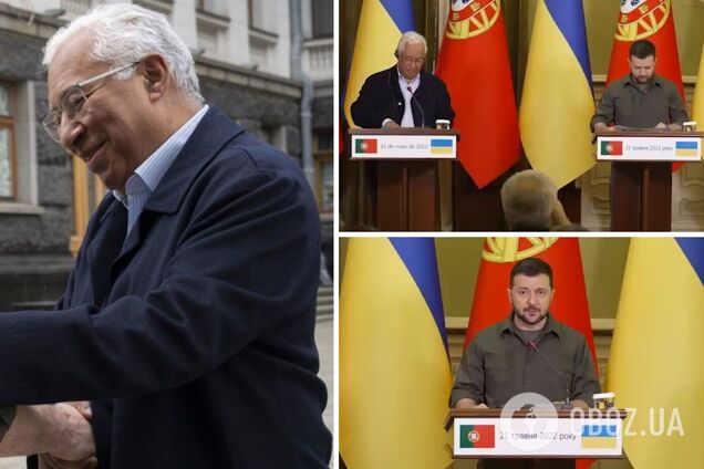 Зеленський та Кошта провели пресконференцію