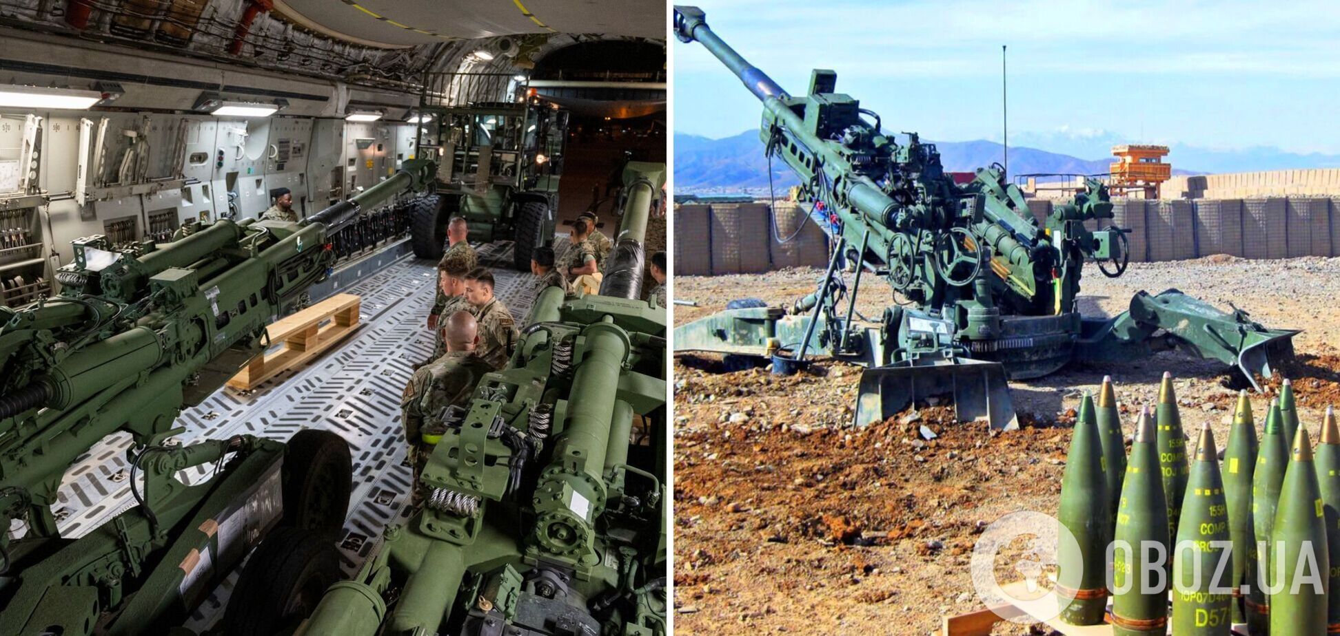 Пентагон показав гаубиці M777, які скоро привезуть в Україну для боротьби проти Росії