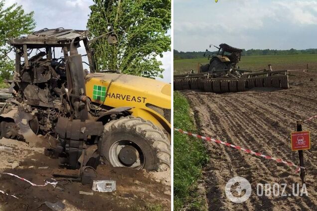 У селі Липівка на міні підірвався трактор