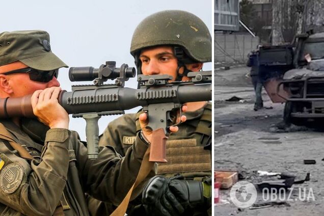 У Рубіжному окупанти не встигли втекти від снаряда українського РПГ: видовищне відео