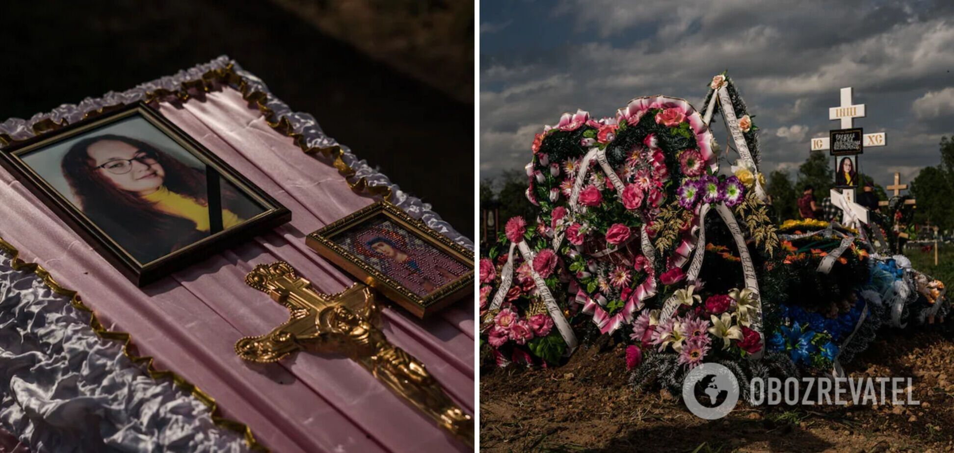 'С какой стороны у нее голова?': на Донетчине похоронили девочку, сгоревшую в результате российского обстрела